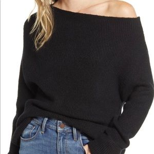 Treasure and bond sweater off the shoulder size extra small new with tags.